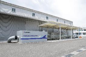 Tsunami Simulator" installed at Giken's Kochi headquarters